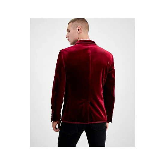 Brand new ๐งจ INC International Concepts Men's Anthony Slim-Fit Velvet Blazer, Created For Macy's Rain Forest ๐งจ 4 Brand new ๐งจ INC International Concepts Men's Anthony Slim-Fit Velvet Blazer, Created For Macy's Rain Forest ๐งจ - Image 2