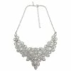 Best Sale ✔️ INC International Concepts Silver-Tone Crystal Teardrop Statement Necklace, 17 + 3 Extender, Created For Macy's 🔔 -International Concepts Sales unnamed file 3070