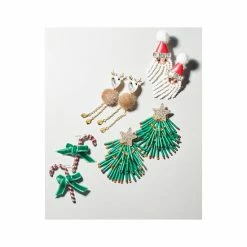 Coupon 🎁 INC International Concepts Holiday Lane Gold-Tone Pavé & Multicolor Bead Holiday Tree Drop Earrings, Created For Macy's 🎉 -International Concepts Sales unnamed file 3072