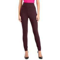 Coupon 🔔 INC International Concepts Petite Crossover-Waist Skinny Pants, Created For Macy's Hunter Forest 👏 -International Concepts Sales unnamed file 311