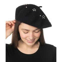 Best Sale 👍 INC International Concepts Embellished Beret, Created For Macy's Ivory 😉 -International Concepts Sales unnamed file 3112