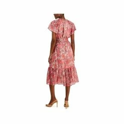 Buy ✨ INC International Concepts 👩 Women's Paisley Flutter-Sleeve Midi 👗 Dress, Created For Macy's Bright Cherry Combo 🧨 -International Concepts Sales unnamed file 3120