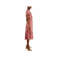 Buy ✨ INC International Concepts 👩 Women's Paisley Flutter-Sleeve Midi 👗 Dress, Created For Macy's Bright Cherry Combo 🧨 -International Concepts Sales unnamed file 3121