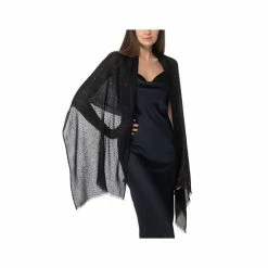 Flash Sale 💯 INC International Concepts Sequin Gauze Evening Wrap, Created For Macy's Black 🛒 -International Concepts Sales unnamed file 3196