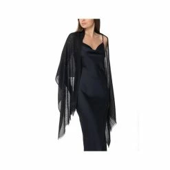 Flash Sale 💯 INC International Concepts Sequin Gauze Evening Wrap, Created For Macy's Black 🛒 -International Concepts Sales unnamed file 3197