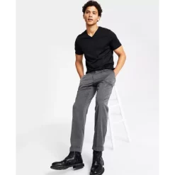 Deals 🤩 INC International Concepts Men's Classic-Fit Herringbone Pleated Suit Pants, Created For Macy's Deep Black 🥰 -International Concepts Sales unnamed file 421