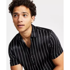 Best deal ⭐ INC International Concepts Sasha Satin Sparkle Clutch, Created For Macy's Black Multi 🌟