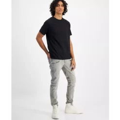 Cheap 👏 INC International Concepts I.N.C. International Concepts® Men's Pieced Raw-Edge T-Shirt, Created For Macy's Green Tea Leaf 🥰 -International Concepts Sales unnamed file 431