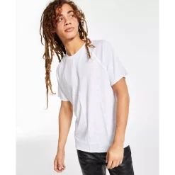 Cheap 👏 INC International Concepts I.N.C. International Concepts® Men's Pieced Raw-Edge T-Shirt, Created For Macy's Green Tea Leaf 🥰 -International Concepts Sales unnamed file 432