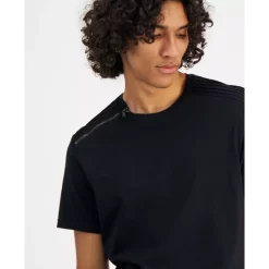 Discount 🥰 INC International Concepts I.N.C. International Concepts® Men's Zip T-Shirt, Created For Macy's Green Tea Leaf 🔔 -International Concepts Sales unnamed file 445