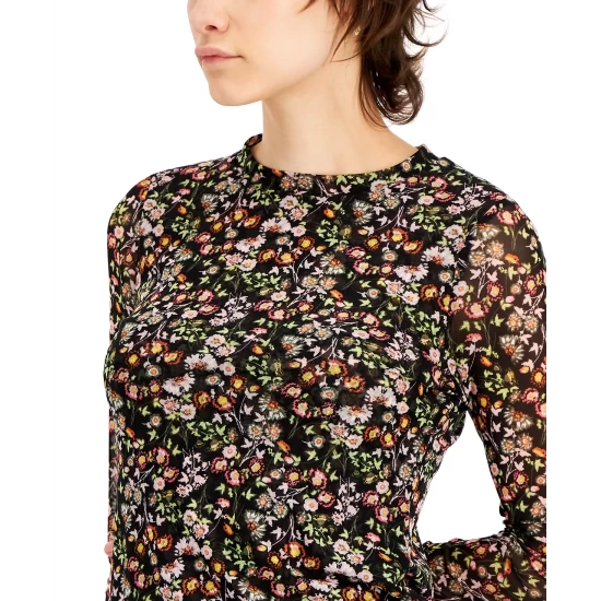 Promo π₯ INC International Concepts Petite Printed Mesh Top, Created For Macy's Diana Ditsy β€οΈ 6 Promo π₯ INC International Concepts Petite Printed Mesh Top, Created For Macy's Diana Ditsy β€οΈ - Image 4