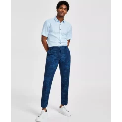 Brand new ❤️ INC International Concepts Men's Finley Slim-Fit Foliage Print Pants, Created For Macy's Basic Navy 🔥 -International Concepts Sales unnamed file 479