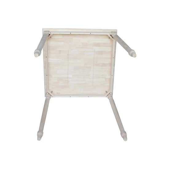 Cheap π International Concepts Solid Wood Top Table - Turned Legs No Color π 9 Cheap π International Concepts Solid Wood Top Table - Turned Legs No Color π - Image 7