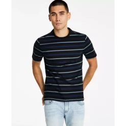 Buy 🧨 INC International Concepts Men's Owen Classic-Fit Stripe T-Shirt, Created For Macy's Bright White ✨ -International Concepts Sales unnamed file 525