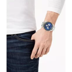 Best Sale ✔️ INC International Concepts Men's Silver-Tone Bracelet ⌚ Watch 49mm, Created For Macy's 🧨 -International Concepts Sales unnamed file 530