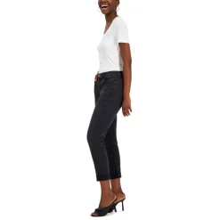 Flash Sale 🔥 INC International Concepts Men's Classic-Fit Pieced Faux-Leather Panel T-Shirt, Created For Macy's Basic Navy 🎉