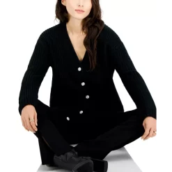 Deals ⭐ INC International Concepts Men's Regular-Fit Satin 👚 Shirt, Created For Macy's Deep Black ✨