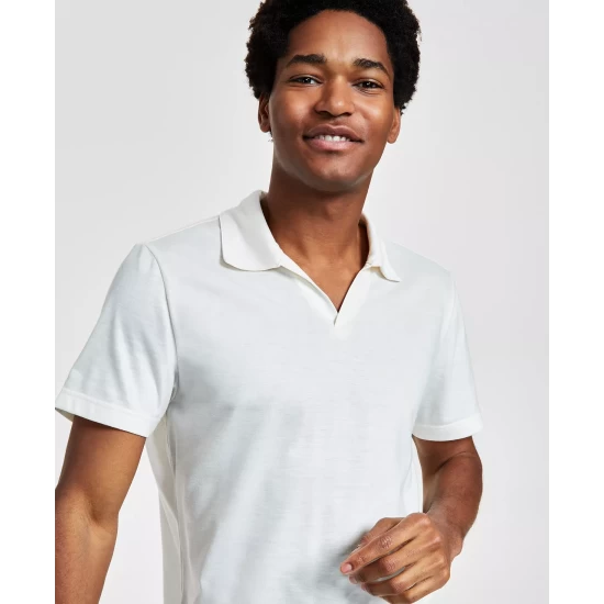 Discount β INC International Concepts Men's Luca Classic-Fit Short-Sleeve Open-Placket Polo π Shirt, Created For Macy's Antique White β€οΈ 7 Discount β INC International Concepts Men's Luca Classic-Fit Short-Sleeve Open-Placket Polo π Shirt, Created For Macy's Antique White β€οΈ - Image 5