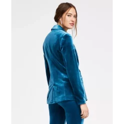 Best Sale ⌛ INC International Concepts 👩 Women's Velvet Blazer, Created For Macy's Royal Velvet 🌟 -International Concepts Sales unnamed file 654