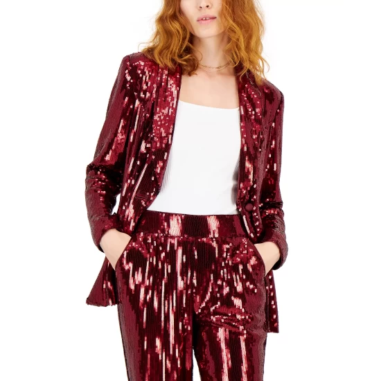 Coupon π INC International Concepts π© Women's Sequin Straight-Leg Pants, Created For Macy's Port π 8 Coupon π INC International Concepts π© Women's Sequin Straight-Leg Pants, Created For Macy's Port π - Image 6