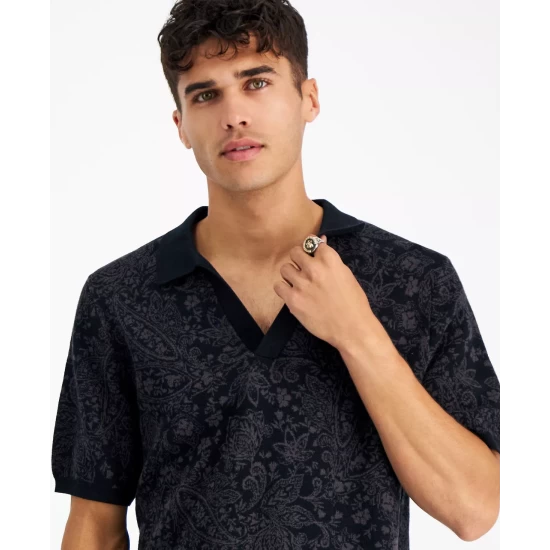 Best reviews of βοΈ INC International Concepts Men's Peetah Classic-Fit Paisley-Print Sweater-Knit Open Collar Polo π Shirt, Created For Macy's Deep Black π₯ 6 Best reviews of βοΈ INC International Concepts Men's Peetah Classic-Fit Paisley-Print Sweater-Knit Open Collar Polo π Shirt, Created For Macy's Deep Black π₯ - Image 4