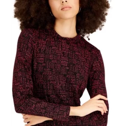 Cheapest 😍 INC International Concepts Printed Bodycon 👗 Dress, Created For Macy's Fire Red/black ❤️ -International Concepts Sales unnamed file 717