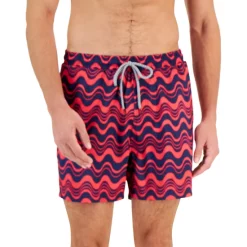 Wholesale 💯 INC International Concepts Men's Wave-Print Swim Shorts, Created For Macy's Navy Bud 👍 -International Concepts Sales unnamed file 720