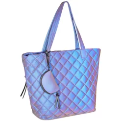 Deals 🌟 INC International Concepts Small Breeah Quilted Tote, Created For Macy's Oil Slick 😉 -International Concepts Sales unnamed file 726