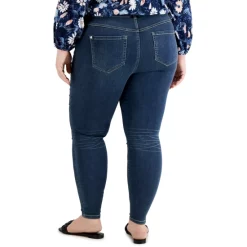 Budget 🤩 INC International Concepts Plus Size Essex Super Skinny 👖 Jeans, Created For Macy's Dk Indigo 👍 -International Concepts Sales unnamed file 749