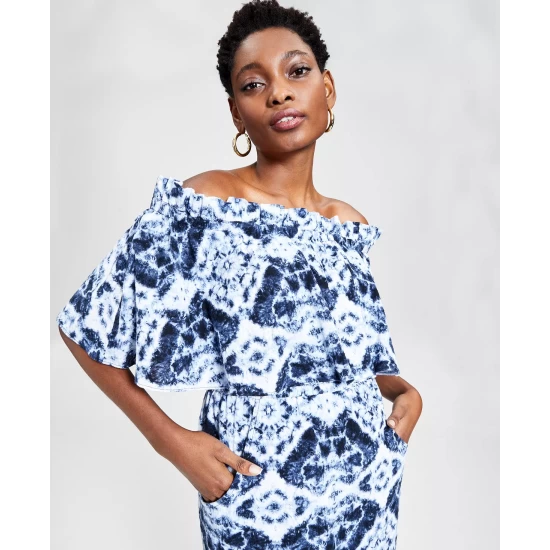 Buy ๐ INC International Concepts ๐ฉ Women's Cotton Tie-Dyed ๐ Dress, Created For Macy's Dia Dye Cm ๐ฏ 7 Buy ๐ INC International Concepts ๐ฉ Women's Cotton Tie-Dyed ๐ Dress, Created For Macy's Dia Dye Cm ๐ฏ - Image 5