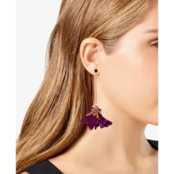 Deals 🔥 INC International Concepts 👩 Women's Embroidered Embellished Rolled-Cuff Top, Created For Macy's Indigo Sea 🤩 -International Concepts Sales unnamed file 837