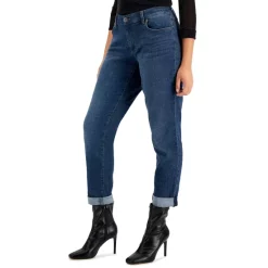 Cheap 🌟 INC International Concepts 👩 Women's Curvy Mid Rise Straight-Leg 👖 Jeans, Created For Macy's Blooming Wash 👏 -International Concepts Sales unnamed file 847