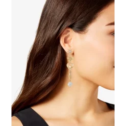 Wholesale ✨ INC International Concepts Gold-Tone Imitation Pearl Mixed Charm Linear Drop Earrings, Created For Macy's White 🧨 -International Concepts Sales unnamed file 908