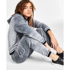 Promo ⌛ INC International Concepts I.N.C. International Concepts® Men's Regular-Fit Ribbed Velour Cargo Joggers, Created For Macy's Hthr Grey B25 ✔️ -International Concepts Sales unnamed file 925