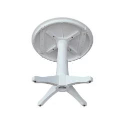 Buy 😉 International Concepts 30 Round Top Pedestal Table- 28.9H White ⭐ -International Concepts Sales unnamed file 976